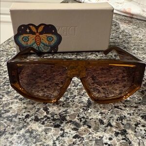 Brown Oversized Sunglasses